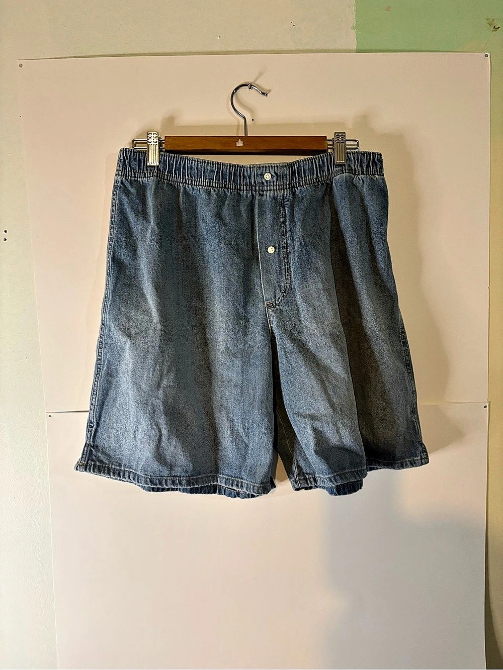 ZARA Denim Shorts  Jorts Size Large